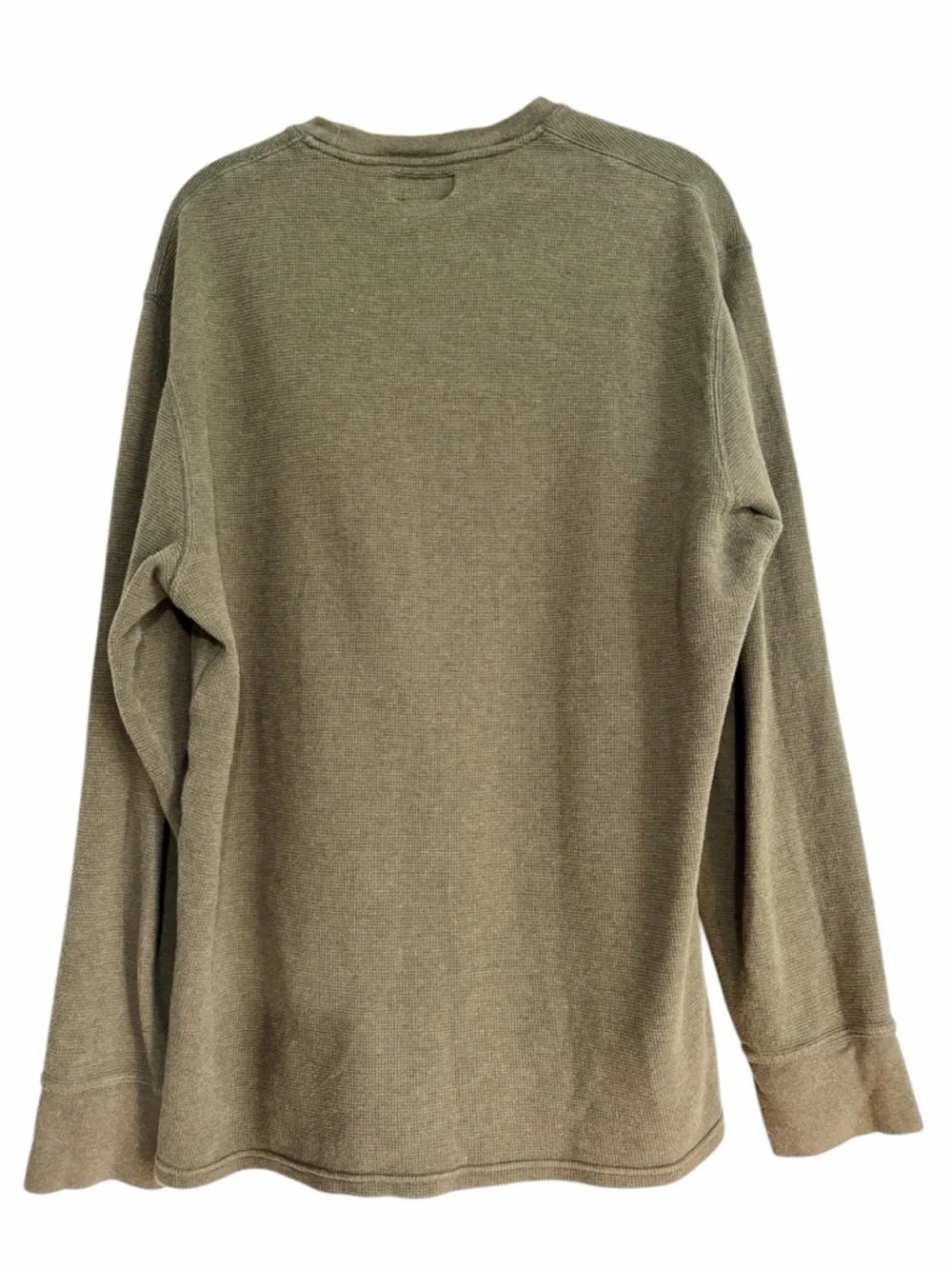 Polo Ralph Lauren Men’s Crewneck Waffle-knit Long Sleeve Shirt Sz  XL Green